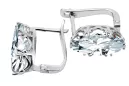 Zircon Sterling silver 925 Earrings Vintage style vec021s